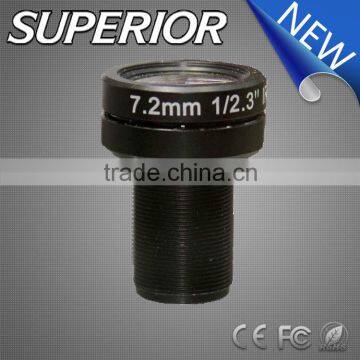 superior quality infrared day and night lens F2.4 8 megapixel fixed 7.2mm board lens