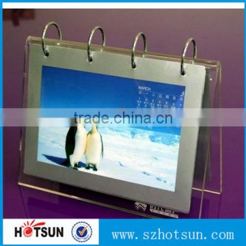 plexiglass calendars stand factory price wholesale