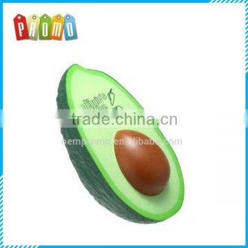 Avocado Shaped PU Stress Ball For Promotion,Stress Toy