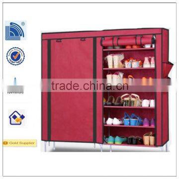 2014 New Design Good Quality Non-woven Fabric Outdoor Shoe Rack