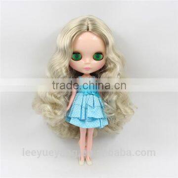 High Quality Long Deep Curly Dark Blonde Neo Blythe Doll Wigs photo-2