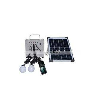 ES0107 Hot Led Mini 10W Portable DC solar Lighting kit for wholesale