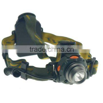 High power waterproof led headlamp powered by AAA battery fishing