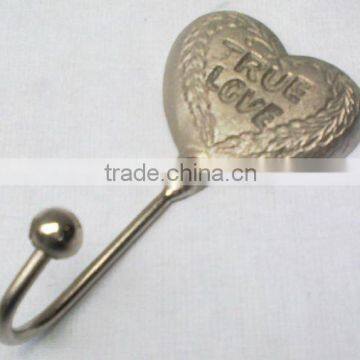 Cast Iron Hooks for clothes with Nickel Plated