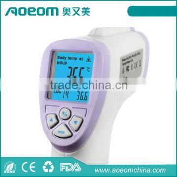 Non contact infrared body thermometer with backlight LCD display