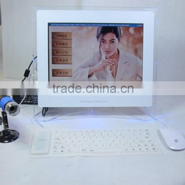 AYJ-J019(CE) factory directly sale facial skin analyzer /Portable intelligent 3d skin analyzer