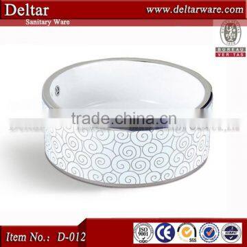 2015 new coloured bathroom basins, bathroom sink, lavatory sink in golden plated