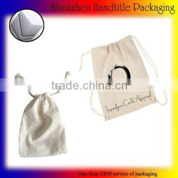 Customized High Quality Canvas Drawstring Small Appliances Pouch/Bag