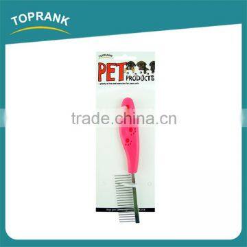 Cheap wholesale PP pet hair comb dog grooming tool