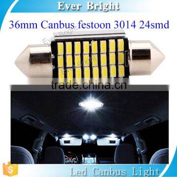 Onsale 6500K c5w canbus car interior led lights 34smd 36mm festoon lights led dome