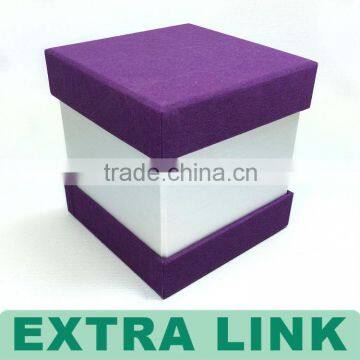 Promotional Jewelry Gift Boxes White Paper Certificated By ISO , SGS, BV Ex Factory Price