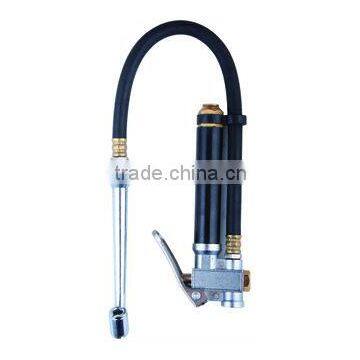 Tire inflator gun/vehicle tools inflation gauge