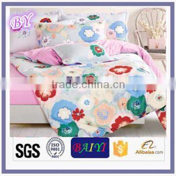 100% Polyester Fabric Wholesale Flower Print Style Printed & Dyed Fabric Wide Width Microfiber Bedsheet photo-4