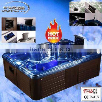 Christmas Promotion Whirlpool Hot Tub With Two Loungers Large Outdoor Spa Pool