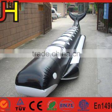 2016 Hot Summer Water Park Inflatable Whale Banana Boat For Sale