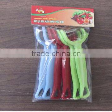 2015 New Stainless Steel Peeler Multi-function Peeler Paring Knife Scraping Skin/flaking Kitchen Tools P20 photo-6