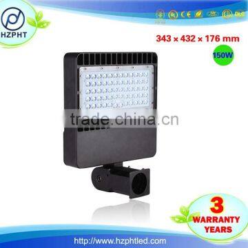 DLC ETL approval public led parking lot floodlight 300w available in IES Type II ,type III, type V light distribution