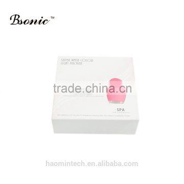 Bsonic Led Light Rechargable Electric Silicone Facial Cleansing Brush photo-6