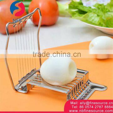 Kitchen Tool Promotional Portable Stainless Steel Egg Maker Cutter Egg Slicer