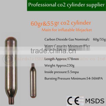 Professional Disposable CO2 cartridges with high quality