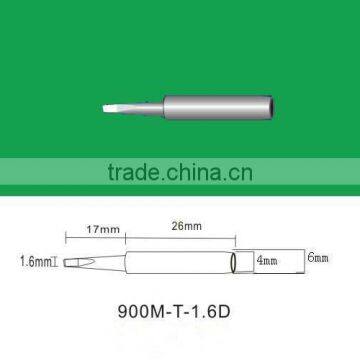 900M-T-1.6D Solder tip/25W Soldering bit /Copper welding contact head/Gradient 45 degrees