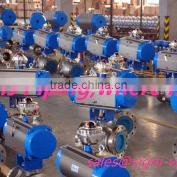 ANSI Pneumatic Actuator Floating Ball Valve