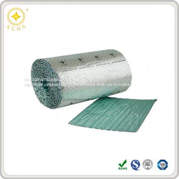 Double aluminum foil bubble insulation material wrap