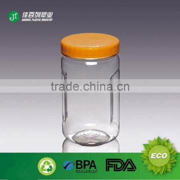 Hot selling BPA Free Transparent large plastic pickle jars