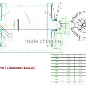 SUNTECH China Manufacturer Weaver's Beam for Toyota Loom Weaving Beam for Toyota Loom photo-3