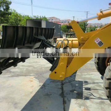 ZL16 wheel loader with grapple fork (CE-mark)