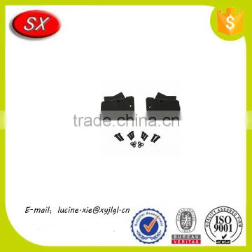 High quality metal precision aluminum black powder coat u bracket , metal stamping