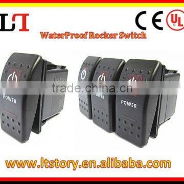 marine port supply waterproof led DPDT/SPST/ DPST/ STDP ROCKER SWITCH