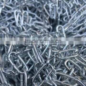 White Color Steel Weld Link Chain galvanized chain