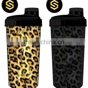 Whole Custom 700ml 24ounce Amazon Hot Sale Protein/whey/aminio Acid BPA Free Shaker Bottle Mixer With Top Closer photo-5