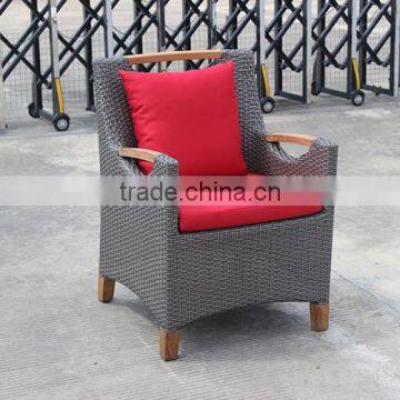 Современный наружныйrattan обеденный набор из плетеной виноградной лозы photo-3