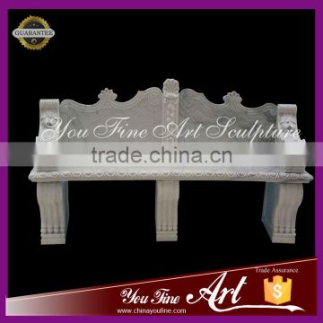 hand carved decoration marble bench for sales