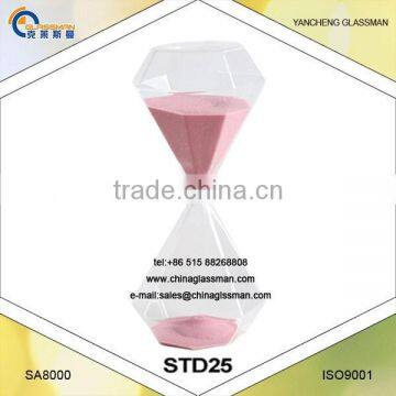 STD25 Hot Pink Sand Timer For Saint Valentine's Day