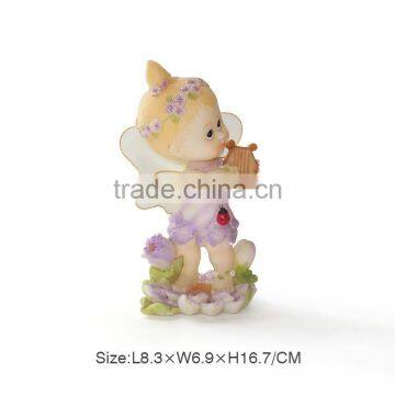 2016 Polyresin Material Decorative Music Angels photo-6