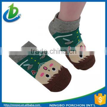 Ningbo China cute girl cotton child cartoon tube sock