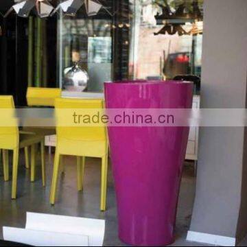 FO-286 Tall Tapered Fiberglass Planter for Garden Decor photo-2