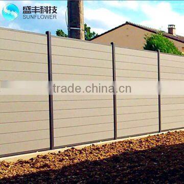 High Standard Outdoor Wpc Fencing Supplier Outdoor Composite Wood Fencing Wall photo-4
