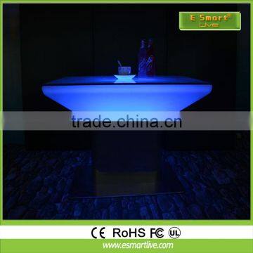 Royal 16 color changing and rechargeable led tea table for sale