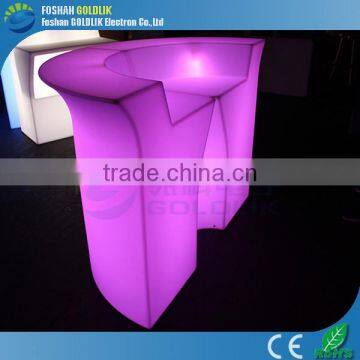 Environmentally friendly led illuminated furniture with modern appearance