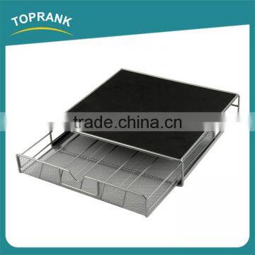 36pcs Coffee Pod Stand Black Metal Storage Drawer Holder for Coffee Capsules photo-2