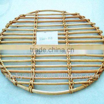 Round wicker sushi plate & wicker plate & wicker tray