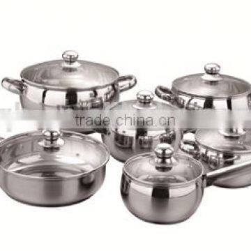 10pcs Stainless Steel Soup Pot Set Cookware Set photo-4
