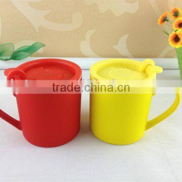 10 oz Ceramic Mug Cup With Plastic Lid
