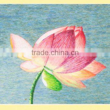 Vietnam Hand Embroidery Paintings, Wall Paintings, Lotus Embroidery Paintings photo-3
