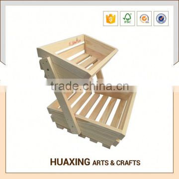 Top quality handicraft wooden fruit basket