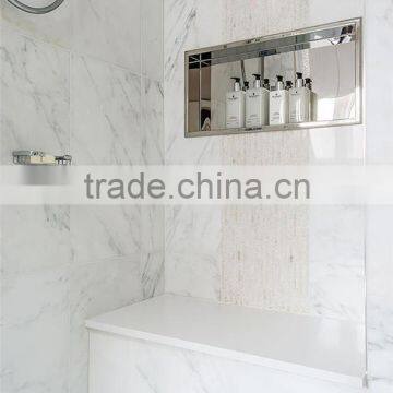 Competitive price polished surface natural stone jade white marble tile